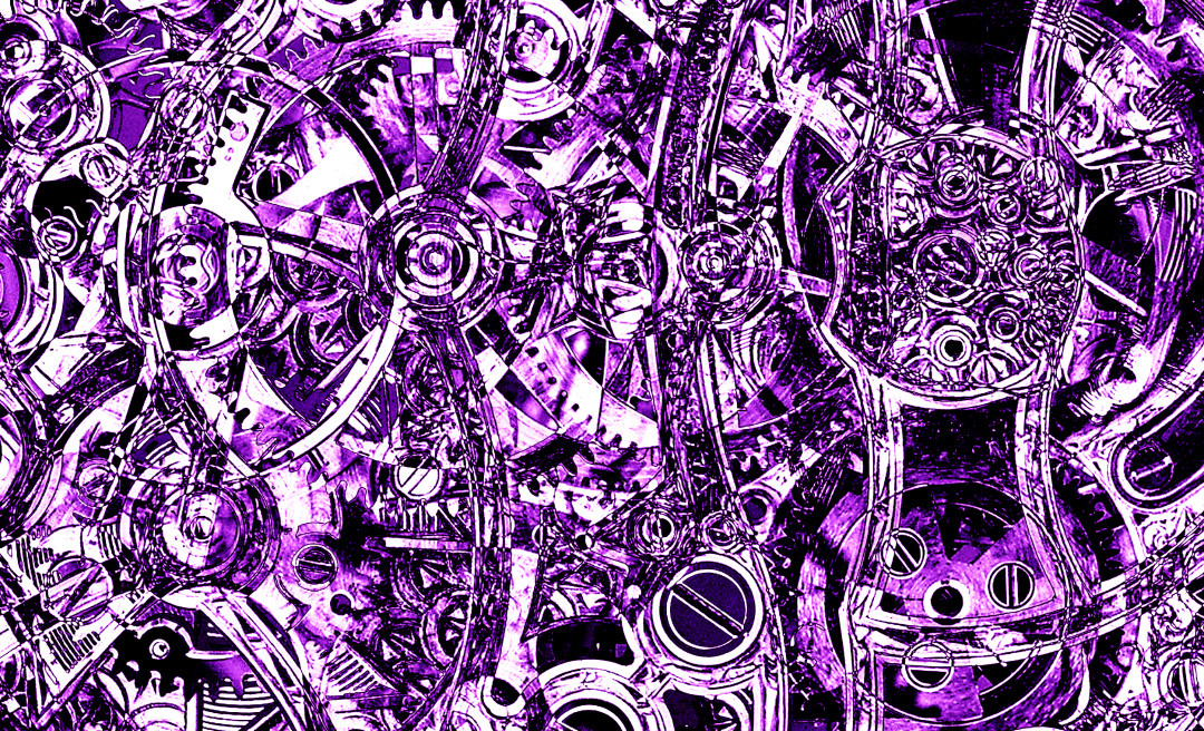 Digital Purple Art