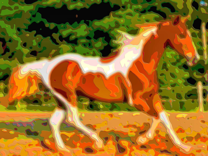 Animal Portrat Art Horse