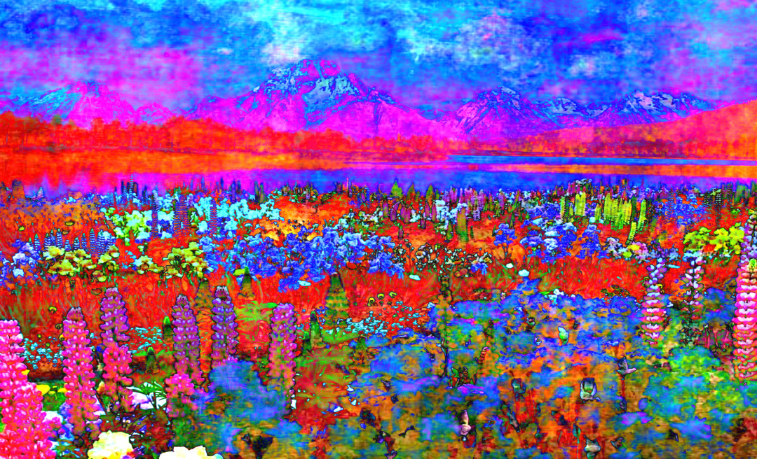 Impressionism Landscape Flower Garden Art