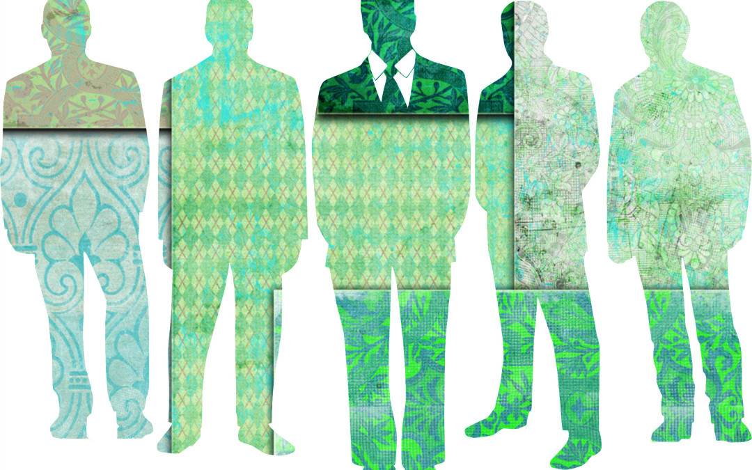 Pattern Portrait Collage Art