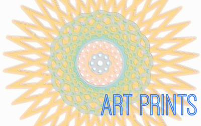 Art Print Spirograph Star