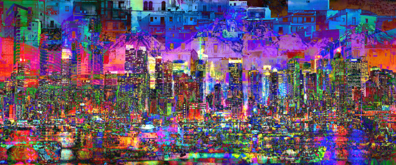 City Art Cityscape Dark City