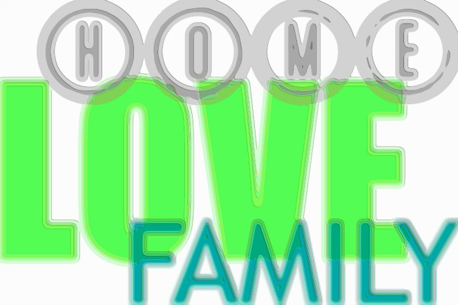 Home Love Family Art