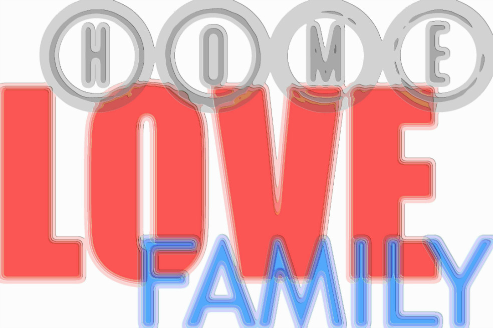 Love Family Home Art