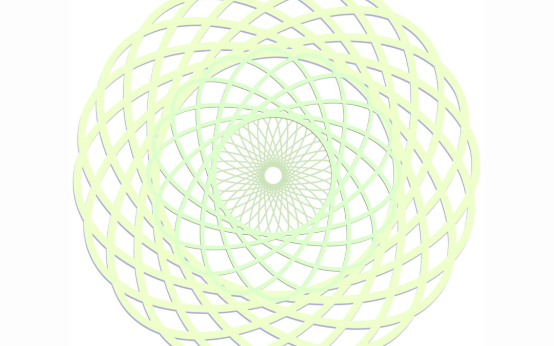 Abstract Art Layers, Colors and Spirograph