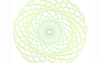 Abstract Art Layers, Colors and Spirograph