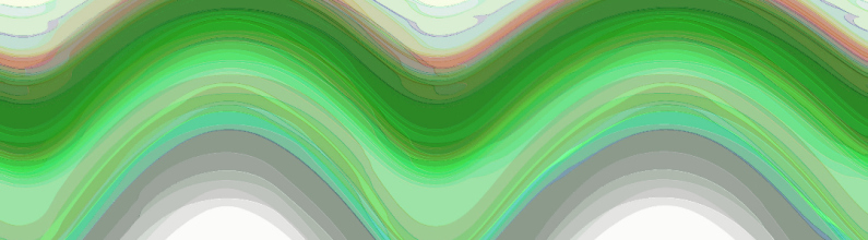 Abstract Art Layer Green