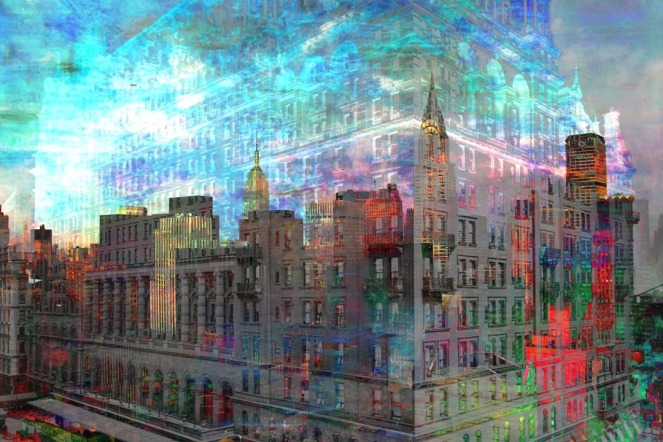 Manhattan Ghostly Cityscape