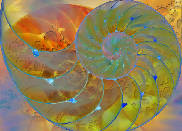 Abstract art Clock Mecha